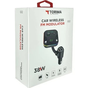 G12 Bluetoot Fm Transmitter Fm Verici 38W Pd Giriş Microsd Kart Girişi