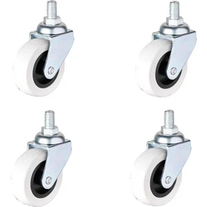 4 Adet Hts Döner 3/8 Vidalı Mobilya Tekeri Çap : 52 mm Kod : 322