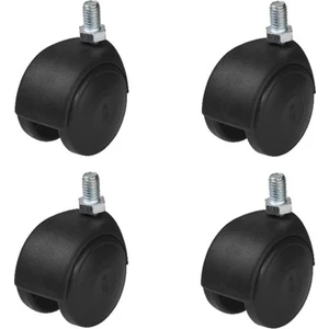 4 Adet Hts Eko 3/8 Vidalı Döner Mobilya Tekeri Çap : 49 mm Kod : 402