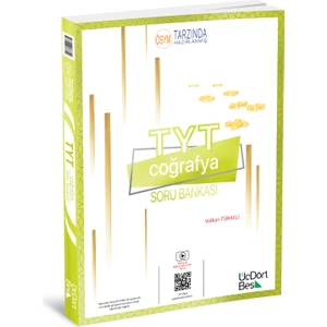 ÜçDörtBeş Yayınları TYT Coğrafya Soru Bankası