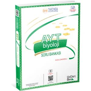 ÜçDörtBeş Yayınları AYT Biyoloji Konu Özetli Soru Bankası (2024-2025)