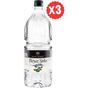 Kemal Kükrer Beyaz Sirke Pet 3x1 Lt