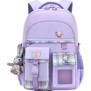 Ilkokul Öğrencileri Için Okul Çantaları 1-3-6-9 Sınıf Su Geçirmez Yük Azaltıcı Ortaokul Çocukları 6-15 Yaş Sırt Çantası (Yurt Dışından)