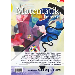 Matematik Dünyası Dergisi SAYI:117 YIL:2023