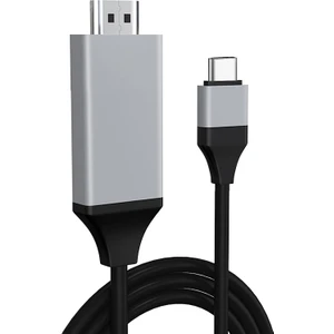 USB Type-C Bilgisayar Laptop Notebook Için 4K HDMI Görüntü Aktarım Kablosu.