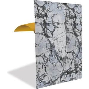Kendinden Yapışkanlı Siyah Çizgi Desenli Pvc Panel 41X62 cm (4 Adet) 1 M²