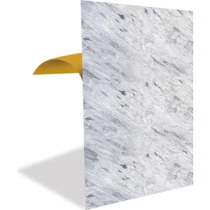 Kendinden Yapışkanlı Gri Dalgalı Desenli Pvc Panel 41X62 cm (4 Adet) 1 M²