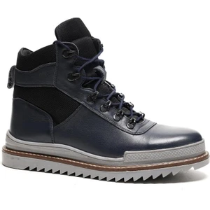 Pierre Cardin S Exclusive Erkek Bağcıklı Deri Bot 1055803 Lacivert