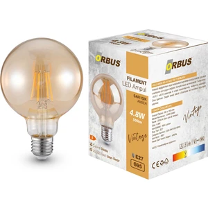 GA95 4.8W Amber Ampul E27 540LM