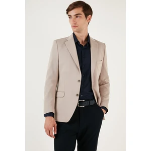 6 Drop Çift Yırtmaçlı Kırçıllı Slim Fit Blazer Erkek Ceket 6601040