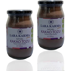 Lara Karma Naturel Kakao Tozu 300 gr 2'li Avantaj Paket