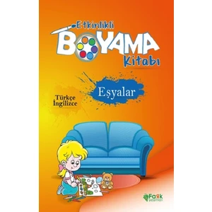 Etkinlikli Boyama Kitabı Eşyalar