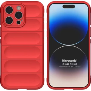 Apple iPhone 15 Ultra Kılıf Oslo Prime Kırmızı