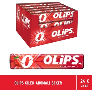 Çilek Aromalı Şeker 28 gr - 24 Adet