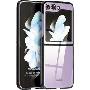 Samsung Galaxy Z Flip 5 Kılıf Shell Platinum Siyah