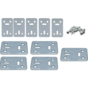 Düz Gönye Metal Mobilya Montaj Aparatı 10 Adet 30X50MM KB69