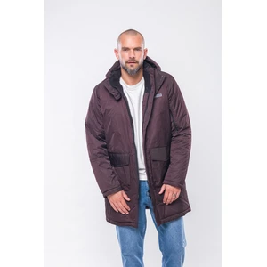 K235 Erkek Kahverengi Kapşonlu Parka