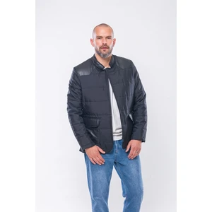K240 Erkek Siyah Kapitone Slim Ceket