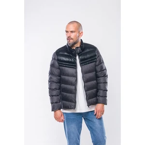 K232 Erkek Mat Siyah Şişme Mont