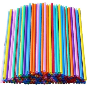 Kumsal Mutfak Jelatinli Düz Renkli Pipet 300 'lü
