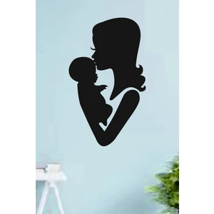 Dekor Treni Anne-Bebek Dekoratif Ahşap Duvar Dekoru