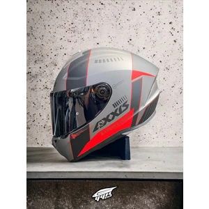 Draken Mp4 Red. ''2 Vizörlü'' + ''sticker'' Hediyeli, Mat Motosiklet Kapalı Kask