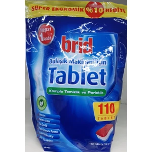 Bulaşık Makinesi Tableti Brid 16 gr 110 Adet