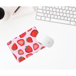Baskı Bazar Baskıtech Çilek Desenli Baskılı Mouse Pad
