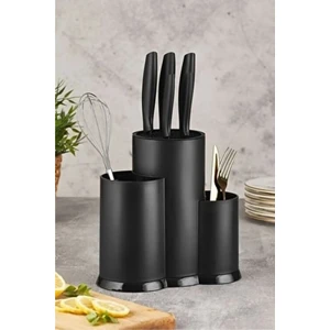 Tezgah Üstü Bölmeli Kaşık Bıçak Standı Çok Amaçlı Organizer