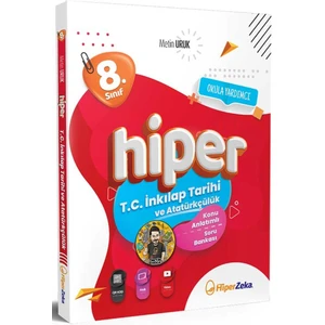 Hiper Zeka Yayınları 8. Sınıf Inkılap Tarihi ve Atatürkçülük Soru Bankası.