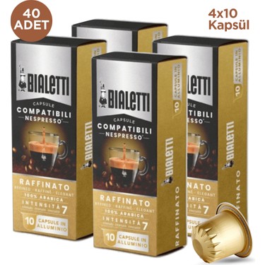 Nespresso Compatible Capsules - Raffinato - Bialetti