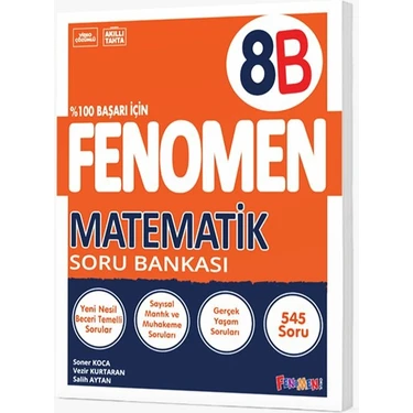 Gama Yayınları Fenomen 8. Sınıf LGS Matematik Soru Bankası