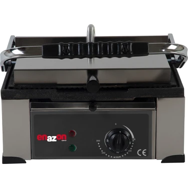Enazon 12 Dilim Elektrikli Saf Döküm Tost Makinesi 1550 W. - Döküm 35X25 - 11,75 kg - Ebat