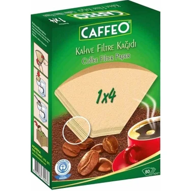 Caffeo 4 Numara Filtre Kahve Kağıdı 80 Adet