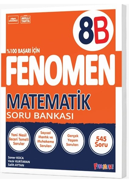 Fenomen 8. Sınıf LGS Matematik Soru Bankası (B)