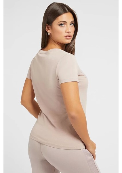 Adele Ss Cn Tee Kadın Bej T-Shirt V2YI07K8HM0-G4Q9 modelleri