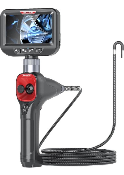 360 Derece Kumanda Kolu Eklemli Borescope 6.2mm Su Geçirmez - 1m