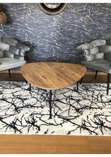 90X90 cm Atlantik Çam Desen Pena Orta Sehpa indirimleri