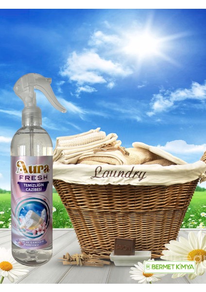 Aura Fresh Temizliğin Cazibesi Odave Çamaşır Parfümü Kokusu 400 ml
