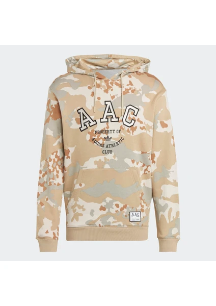 Adidas Erkek Günlük Kapşonlu Sweatshirt Hoodie Aac Camo IR9472