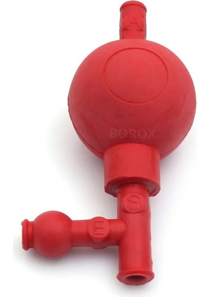 Pipet Pompası 50 mL - Pipet Puarı Üç Yollu - Standart