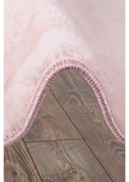 Elite Pudra 150X150 cm Yuvarlak Peluş Banyo Halısı Kaymaz Taban Pufidik Banyo Paspası fiyatları