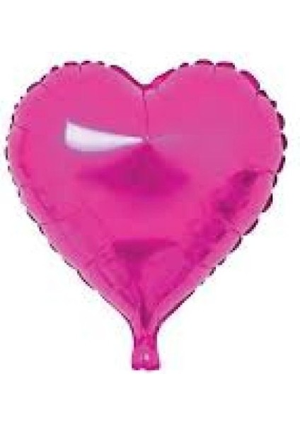Kalp Fuşya 18 Inç Folyo Balon