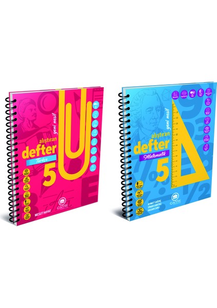 Çanta Yayınları Çanya Yayınları 5. Sınıf Alıştıran Defter Türkçe + Matematik