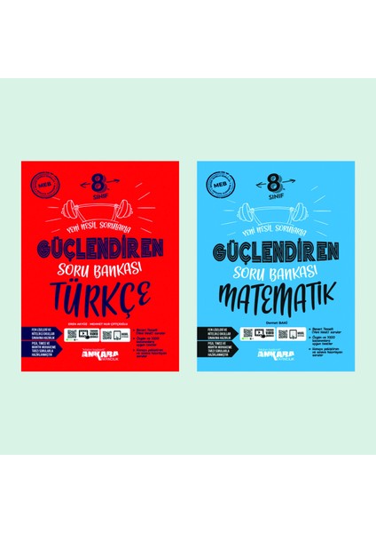 8.Sınıf Güçlendiren Matematik + Türkçe Soru Bankası ve Günay Zoom Serisi Türkçe + Matematik Soru Bankası