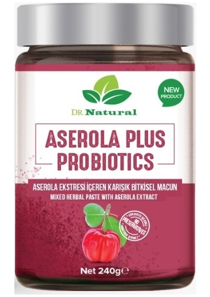 Dr. Natural Aserola Plus Acerola Ekstresi Içeren Karışık Bitkisel Macun 240 Gr