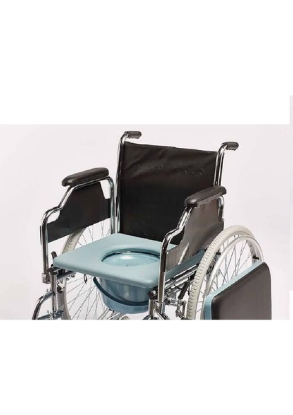 Leo 280 Tuvaletli Tekerlekli Sandalye 6 Tekerlekli