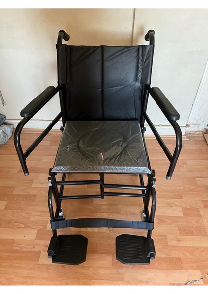 Koridor Arabası Yan Kolları Açılan Tekerlekli Hasta Tuvaleti Komot Koridor