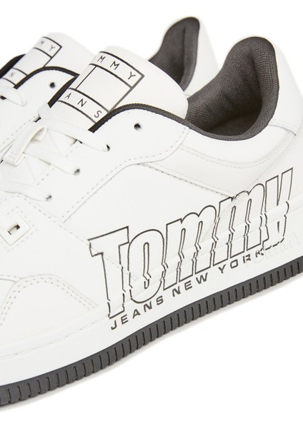 Tjm Basket Logo Beyaz Erkek Sneaker