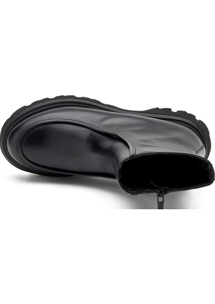 Kadın Bot 85L6 Frau Seta Chunky Boot Nero fırsatları